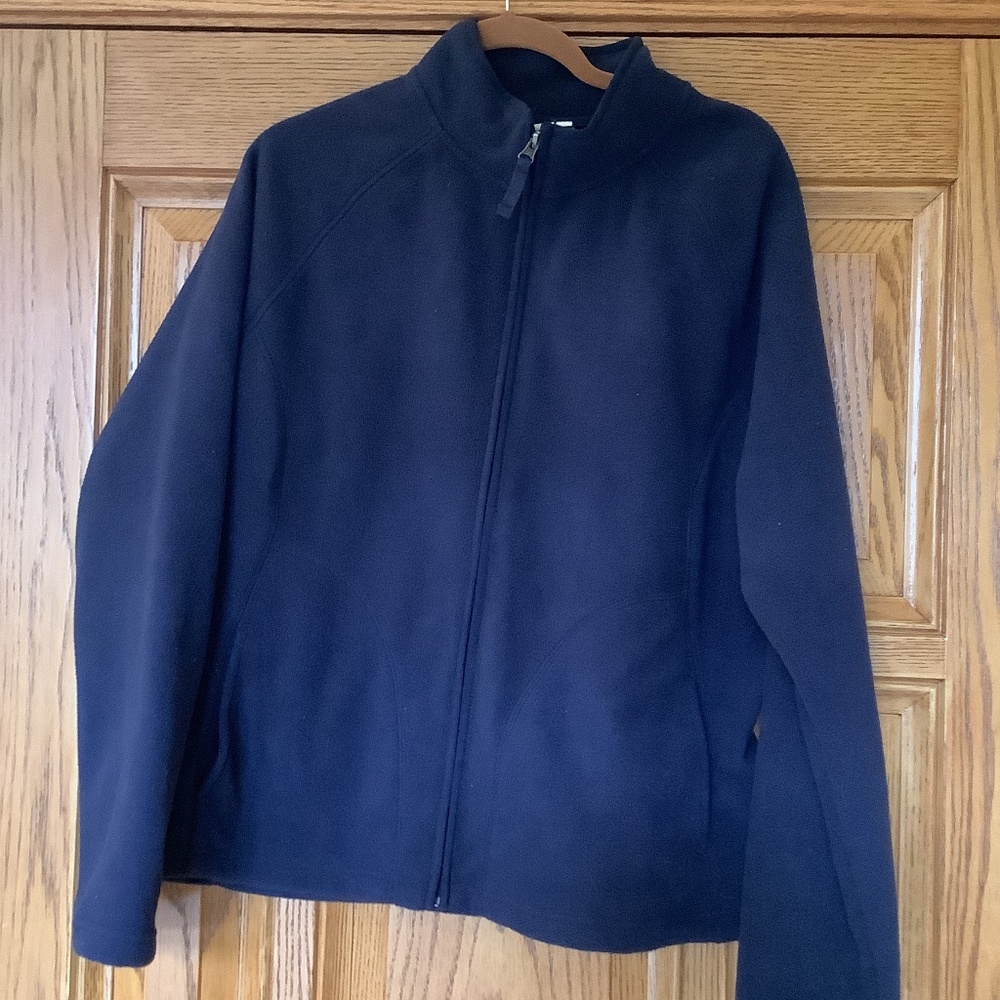 Navy Blue Fleece Jacket